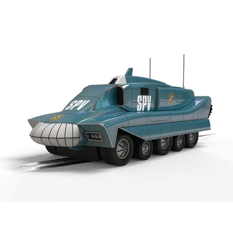 Scalextric C4672 Spectrum Pursuit Vehicle (Spv) Captain Scarlet Chrome Edition Slot Car 1