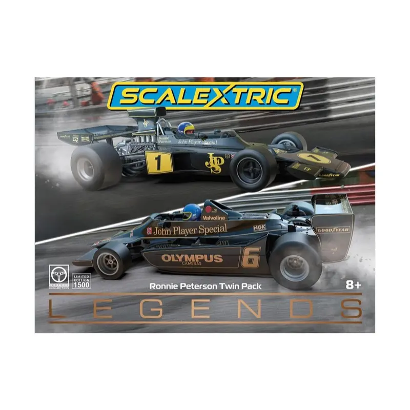 Scalextric C4684a Ronnie Peterson Lotus Slot Car Twin Pack 1