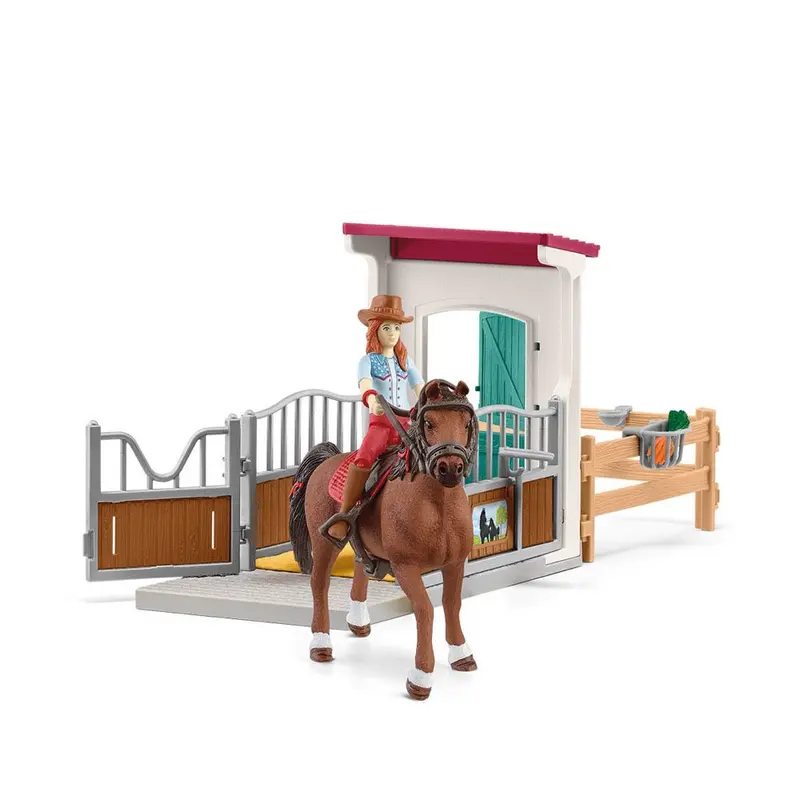 Schleich 42710 Horsebox Hannah & Cayenne 1