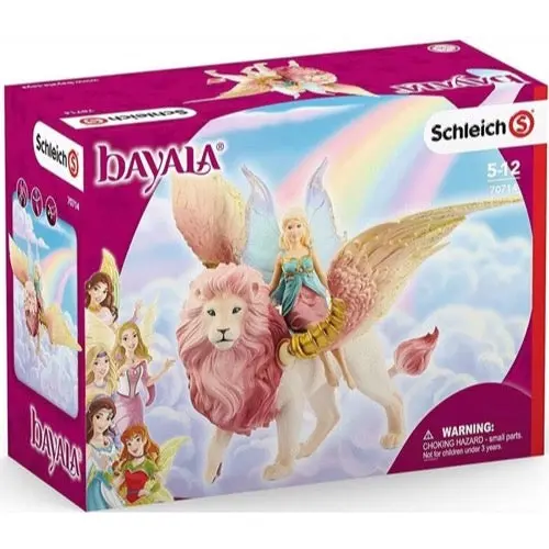 Schleich 70714 Fairy In Flight On Winged Lion 1
