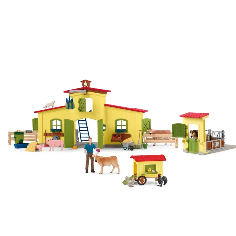 Schleich 72224 Farm Chicken & Horse Bundle Set 1