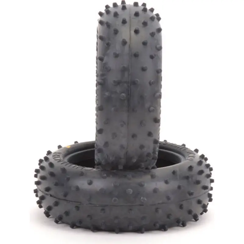 Schumacher U6762 Mini Spike 2 Front Tyres Silver (Pr) 2