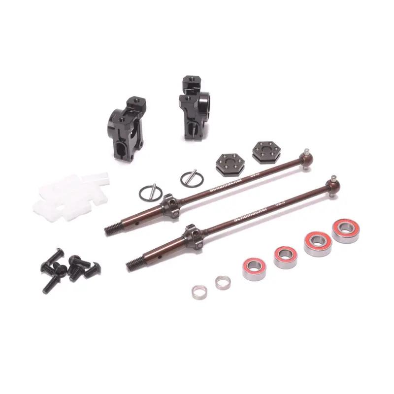 Schumacher U8681 Option Alloy Rear Hub / Cvd Assembly (-2Mm) - L1r 1
