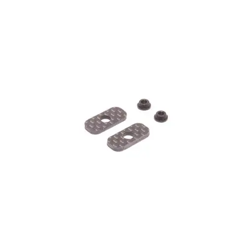 Schumacher U8913 Carbon Fibre Touring Car Rear Wing Nut (Pr) 1