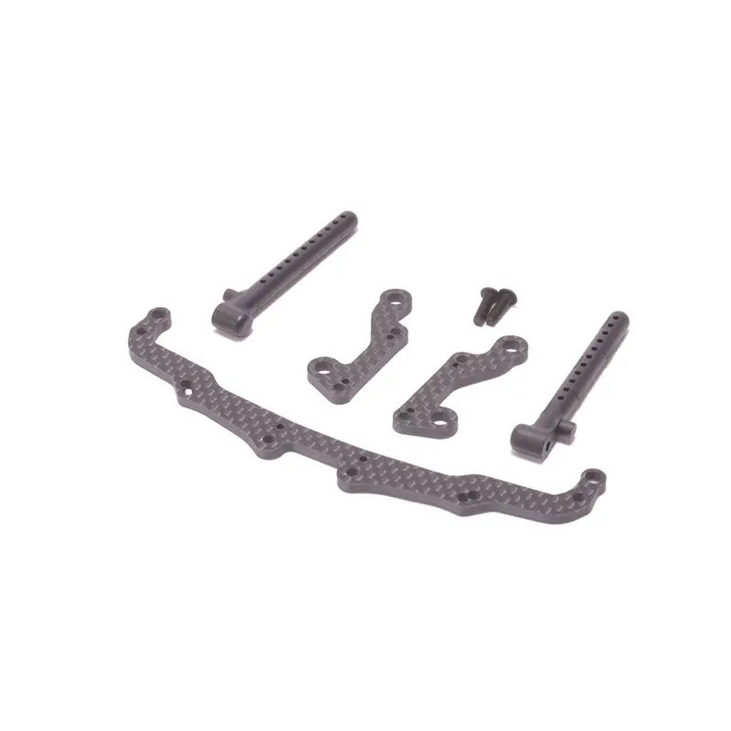 Schumacher U9078 C/F Lightweight Rear Shock Mount Set Mi9 1