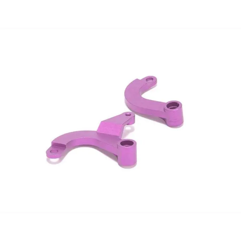 Schumacher U9546 Purple Alloy Steering Radius Arms (Pr)-C2w 1