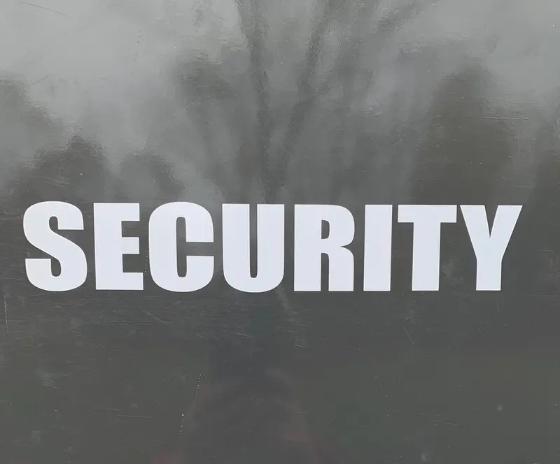 Security Sticker For Patrol Vehicle Small Security Decal 1