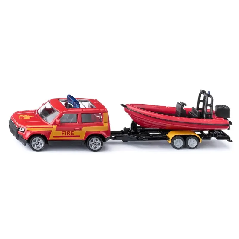 Siku 1608 Land Rover Defender With Boat 1