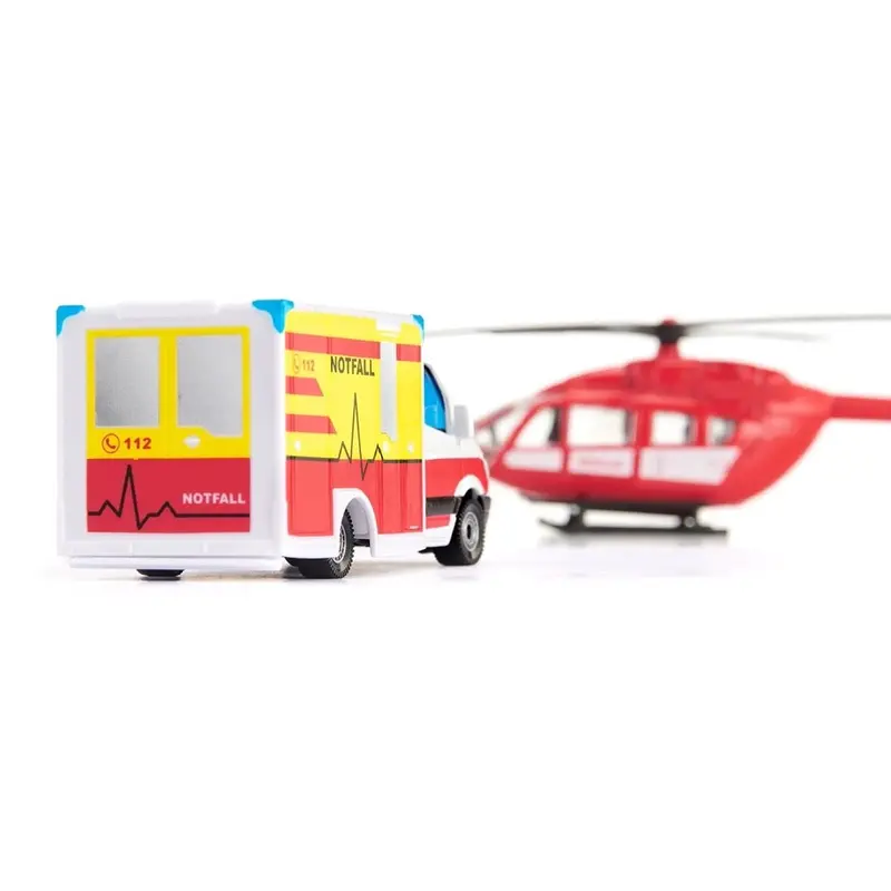 Siku 1748 1/87 Mercedes-Benz Ambulance & Helicopter 2
