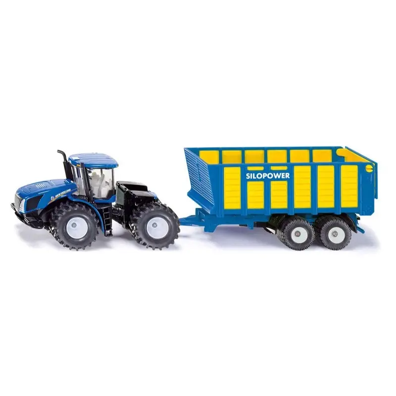 Siku 1947 1/50 New Holland Knicklenker With Silage Trailer 1
