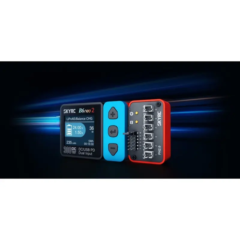 Sky Rc 600156 Osh 6-Port 1S Lithium Battery Charging Hub 1