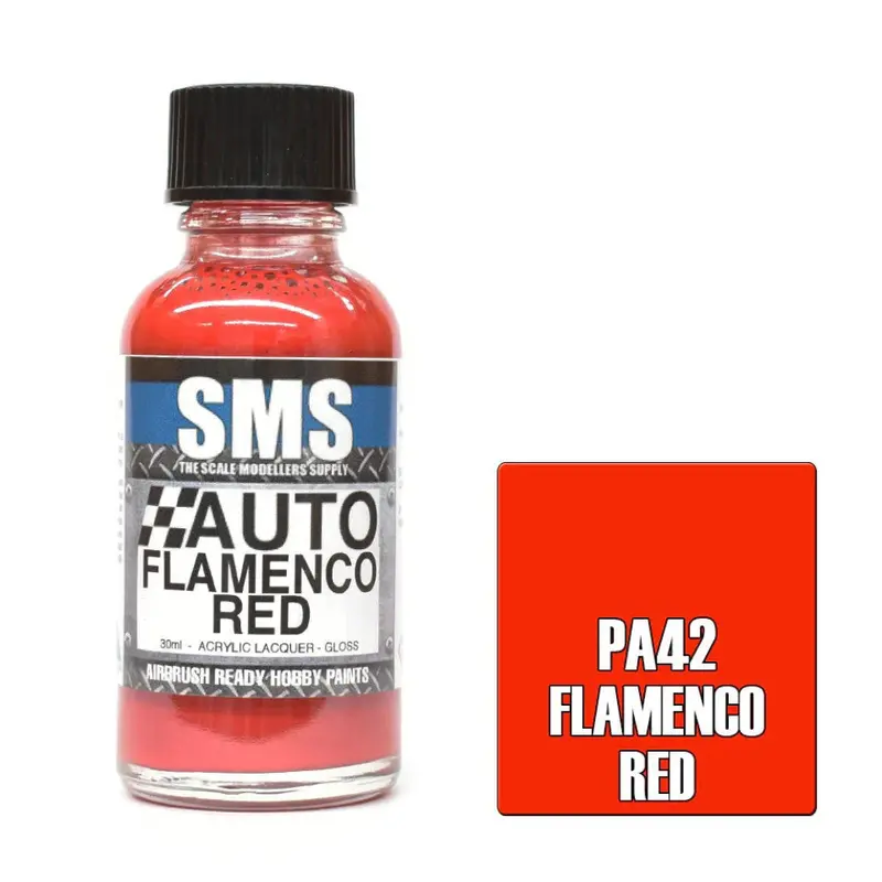 Sms Pa42 Auto Colour Flamenco Red 30Ml 1