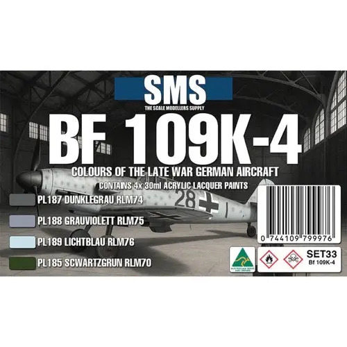 Sms Set33 Bf 109K-4 Colour Set 1