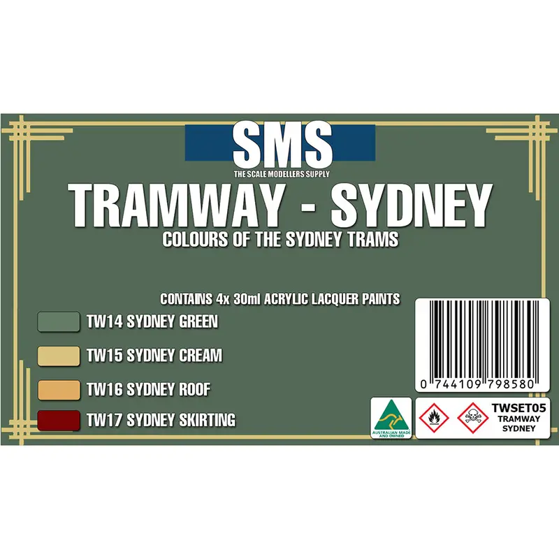 Sms Twset05 Sydney Tram Colour Set 1