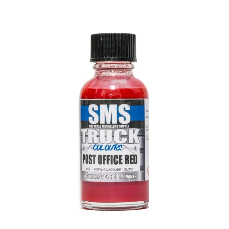Sms-Zpt19 Truck Colour Acrylic Lacquer Post Office Red Paint 30 Ml 1