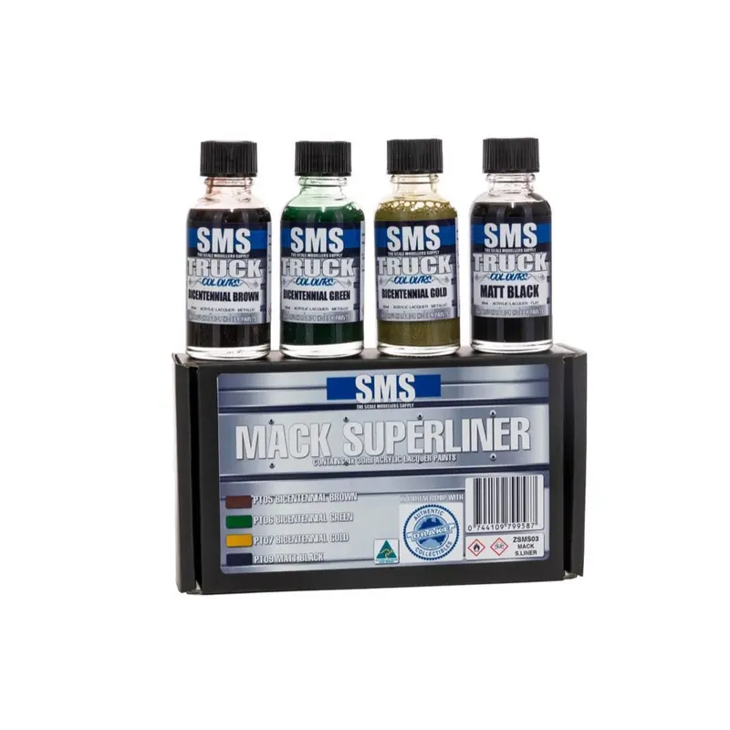 Sms Zsms03 Truck Colours Mack Bicentennial Paint Set 1