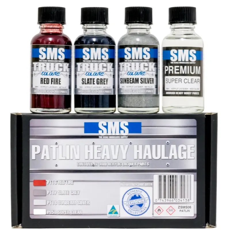 Sms Zsms06 Truck Colours Patlin Heavy Haulage Paint Set 1