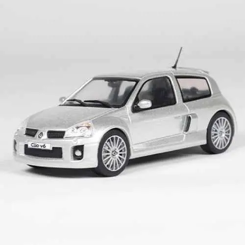 Solido S4318103 1/43 Renault Clio V6 Ph.2 Gris Titane 647 2004 1