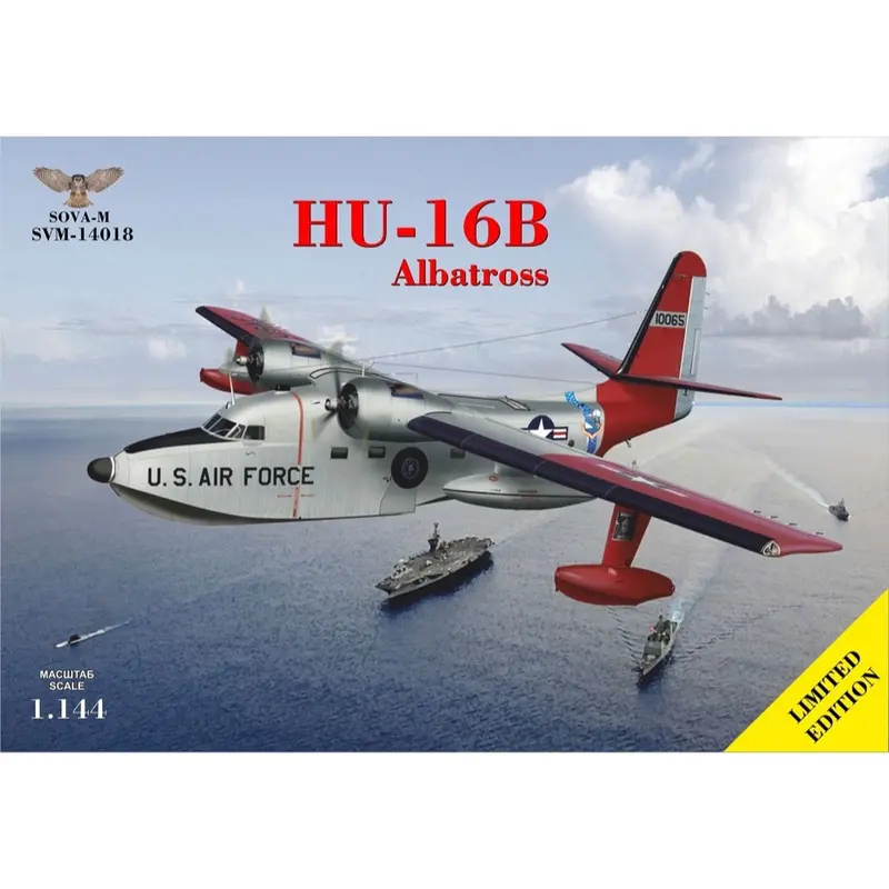 Sova-M 14018 1/144 Hu-16B "Albatross" Flying Boat (2 X Usa/ Ger / Canada) 1