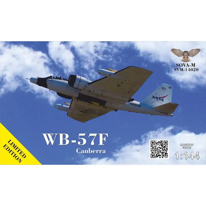 Sova-M 14020 1/144 Wb-57F Canberra (Nasa Service) 1