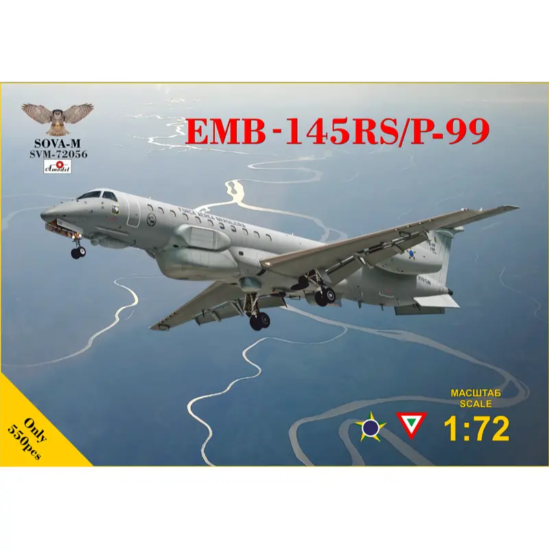Sova-M 72056 1/72 Emb-145Rs/R-99 Recon Aircraft 1