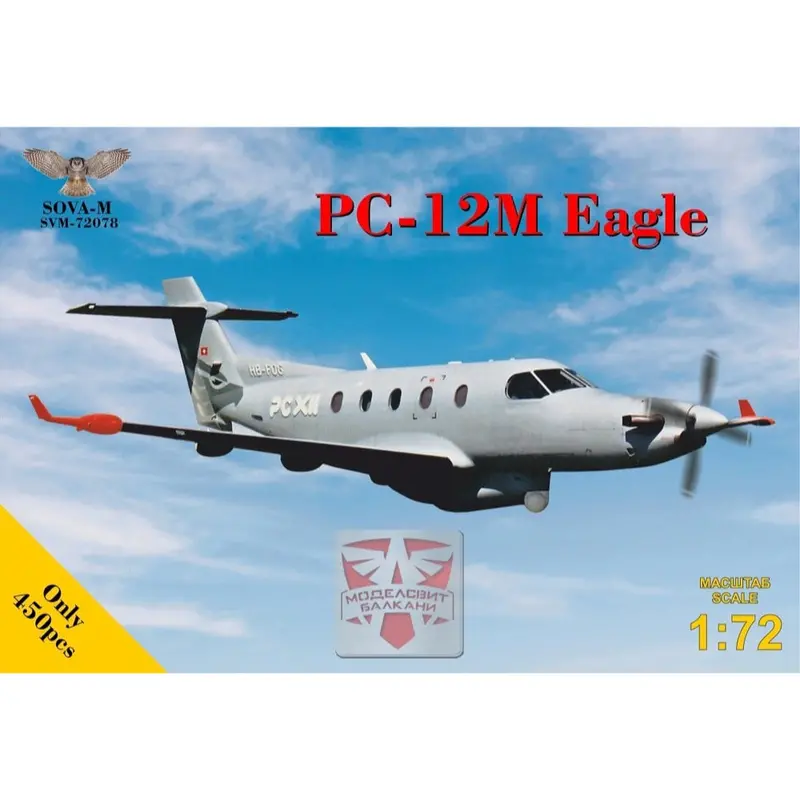Sova-M 72078 1/72 Pilatus Pc-12M Eagle 1