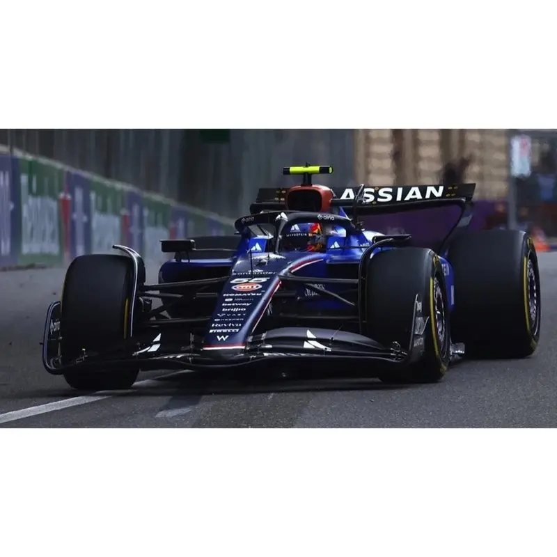 Spark S9633 1/43 Williams Fw47 No.55 Williams Racing 3Rd Azerbaijan Gp 2025 Carlos Sainz With Pit Board 1