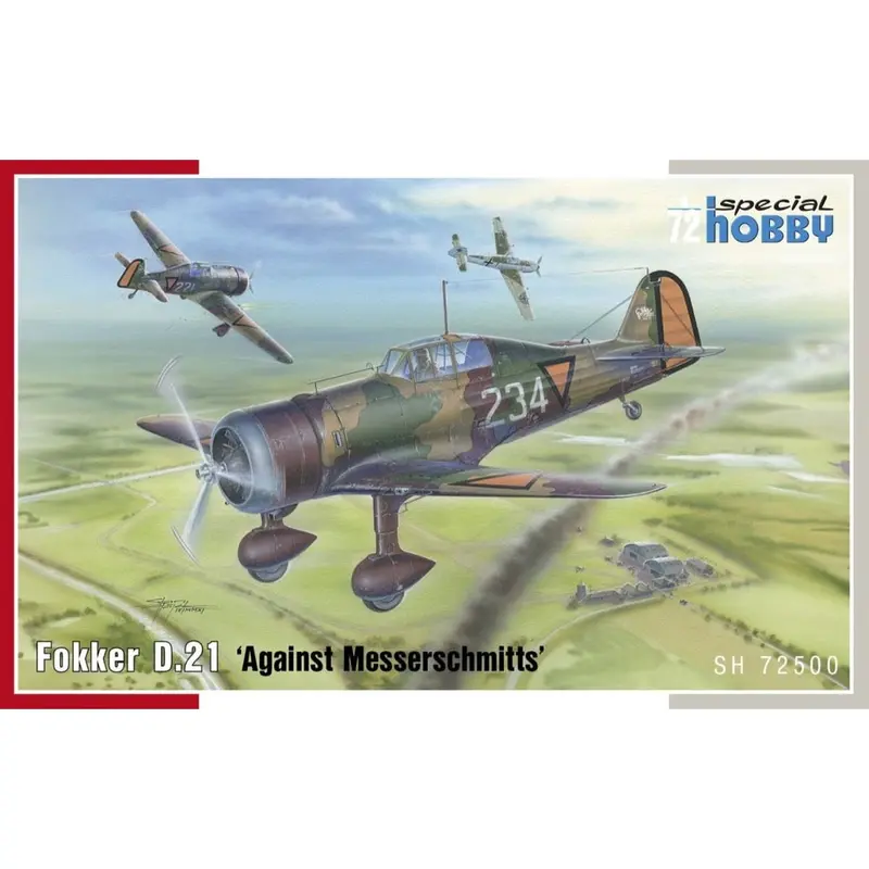 Special Hobby 72500 1/72 Fokker D.21 ‘Against Messerschmitts 1