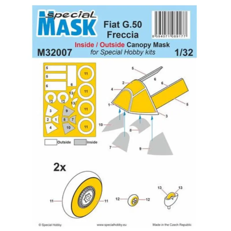 Special Mask M32007 1/32 Fiat G.50 Freccia 1