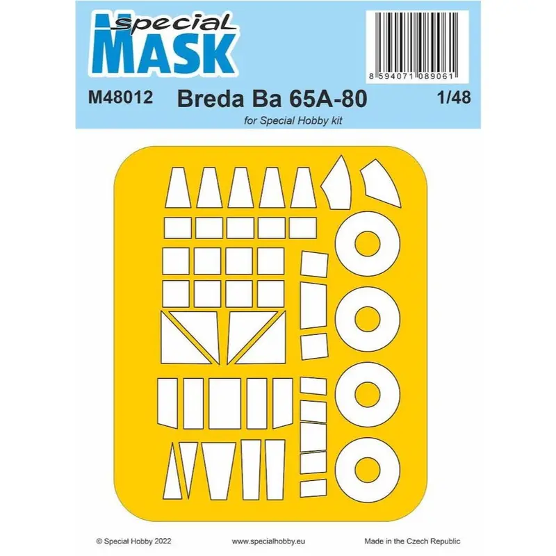Special Mask M48012 1/48 Breda Ba 65 1