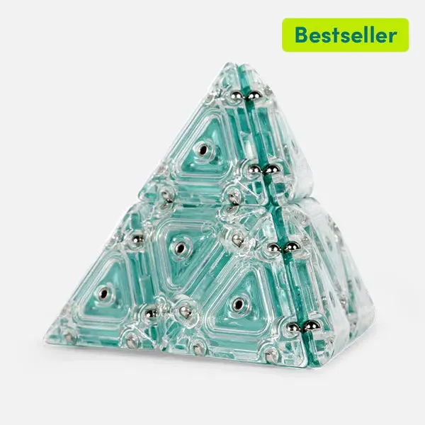 Speks Geode Aqua Pyramid Magnetic Fidget Toy 1