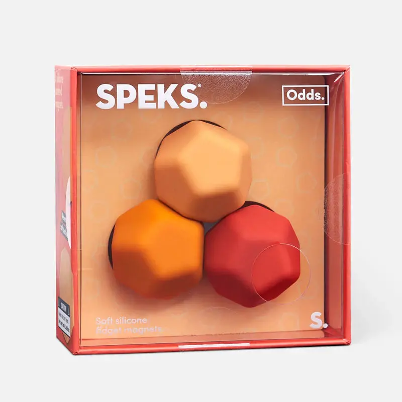 Speks Odds Orange Planes Silicone Fidget Magnets 1