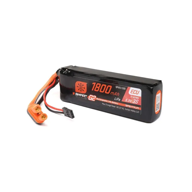 Spektrum 1800Mah 3S 10C Smart G2 Ecu Life Battery With Ic3 Connector 1