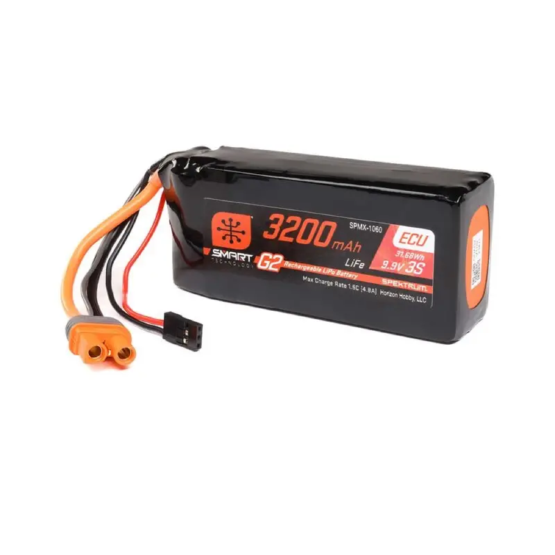 Spektrum 3200Mah 3S 10C Smart G2 Ecu Life Battery With Ic3 Connector 1