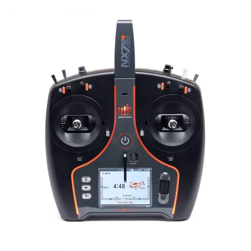 Spektrum Nx7e+ 14 Channel Dsm-X 2.4Ghz Transmitter Black Edition Spmr7120 1