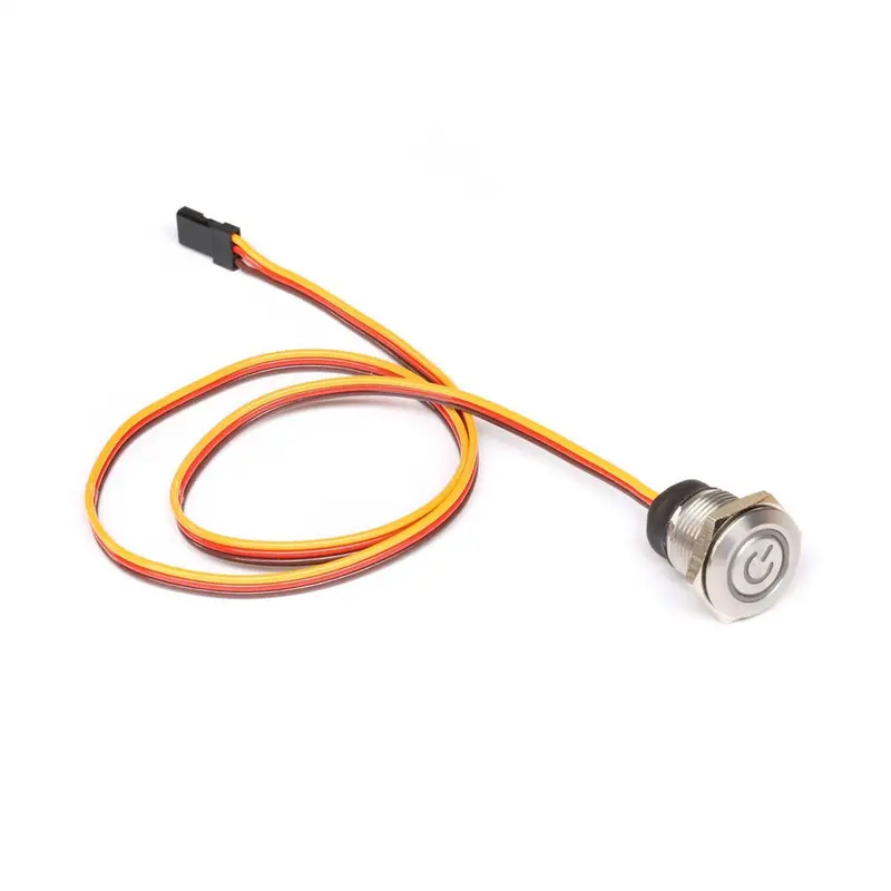 Spektrum Spm-1039 Powersafe Push Button Momentary Switch With Led 1