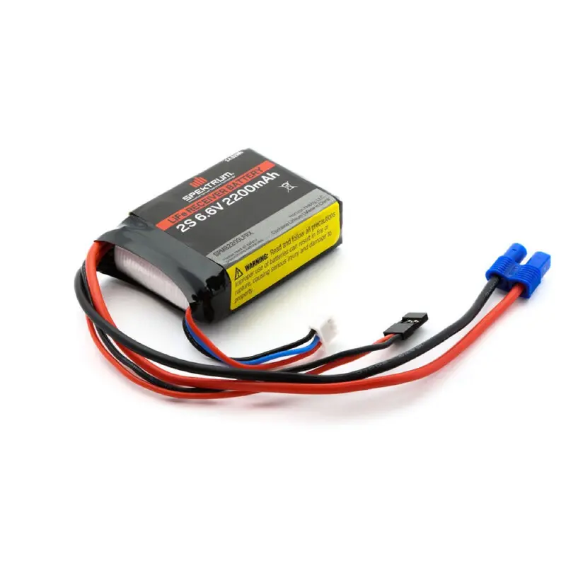 Spektrum Spmb2200lfrx 2200Mah 2S 6.6V Life Receiver Battery 1