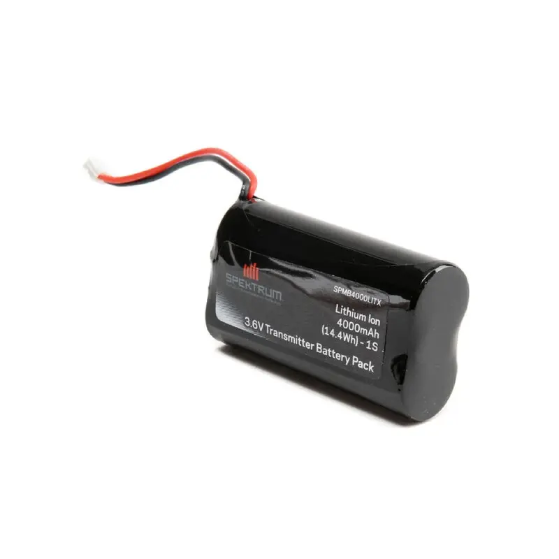Spektrum Spmb4000litx 4000Mah 1S 3.6V Li-Ion Transmitter Battery Dx6r 1
