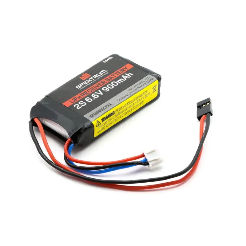Spektrum Spmb900lfrx 900Mah 2S 6.6V Life Receiver Battery 1
