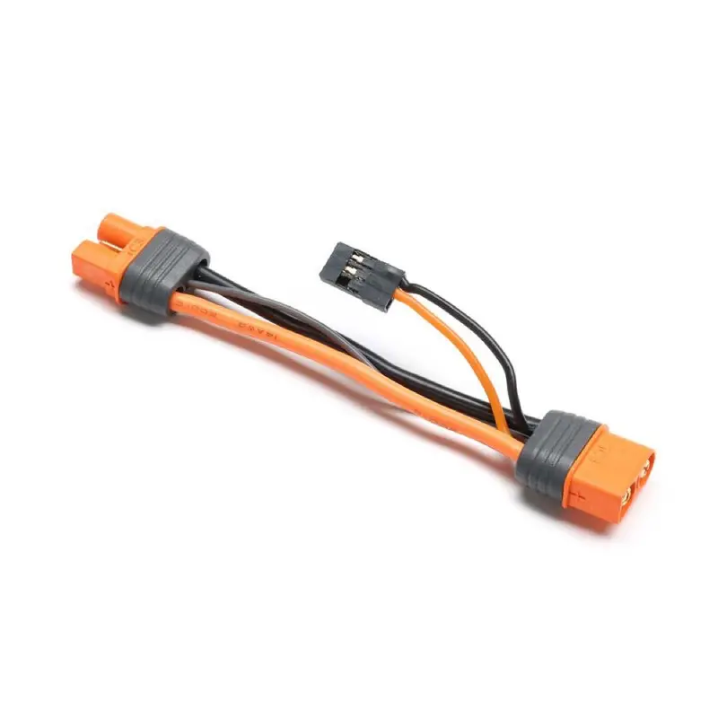 Spektrum Spmx-1112 3Inch Ic3 Battery To Ic3 Device Extension Lead With Power Tap 1