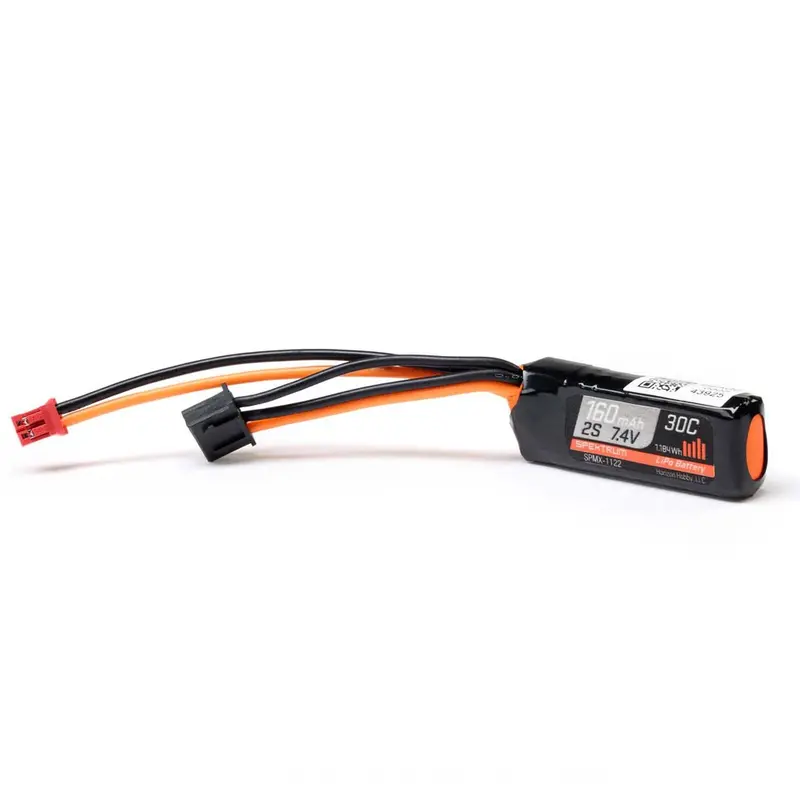 Spektrum Spmx-1122 160Mah 2S 7.4V 30C Lipo Battery With Ph2.0 Connector 1