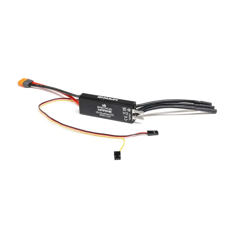 Spektrum Spmx-1128 50A Brushless Marine Esc Sonicwake 24 1