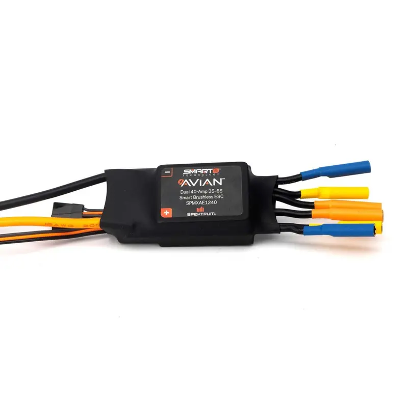 Spektrum Spmxae1240 Avian Dual 40A 6S Brushless Smart Esc 1