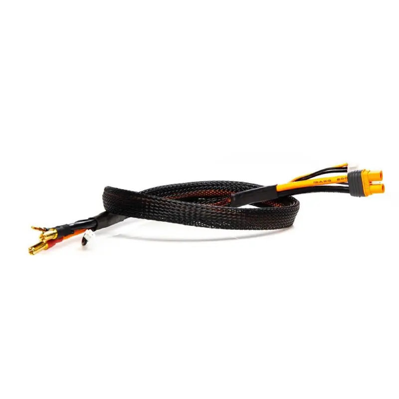 Spektrum Spmxca316 Smart 2S Ic3 Battery To 5Mm Bullet Adapter 600Mm 1