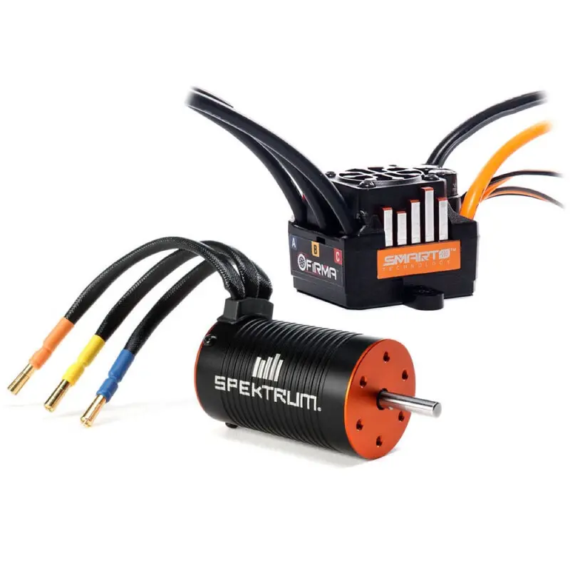 Spektrum Spmxsemc02 Firma 85A Brushless Smart Car Esc With 4000Kv Sensorless Motor 1