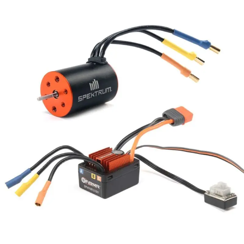 Spektrum Spmxsemc14 Firma 30A Bl Smart Esc With 4500Kv Motor Combo Suit 1/18 Vehicles 1