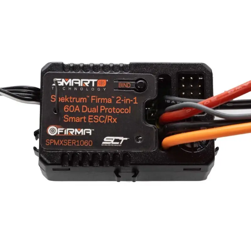 Spektrum Spmxser1060 Firma 2-In-1 60A Brushed Smart Esc/Dual Protocol Rx 1