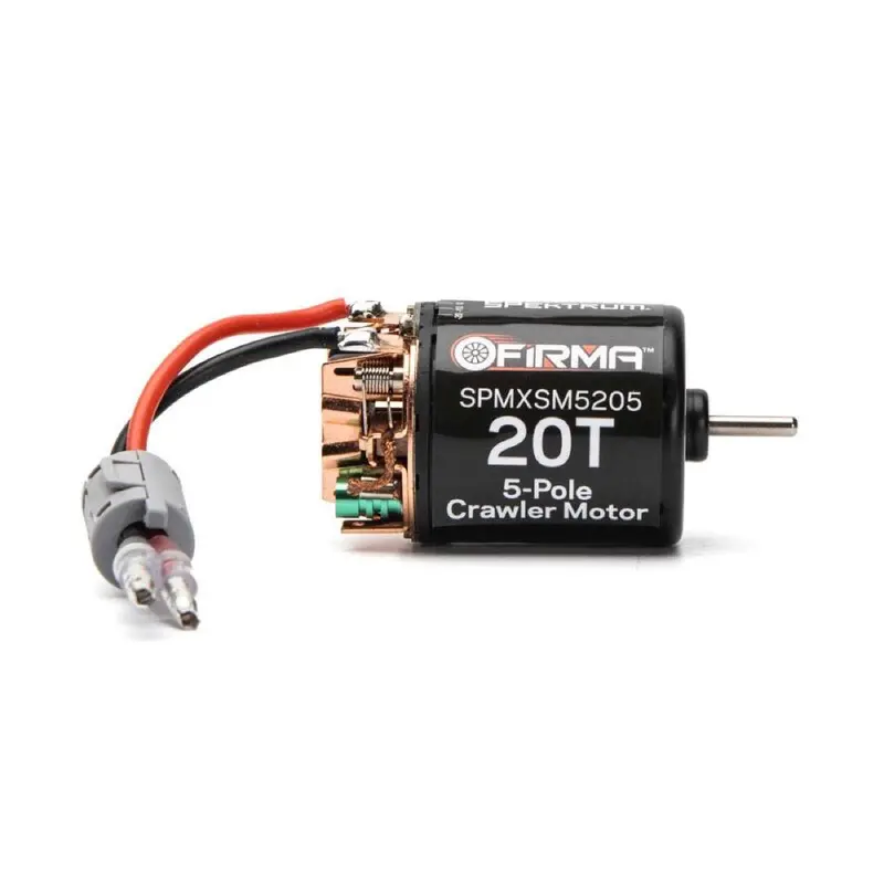 Spektrum Spmxsm5205 Firma 20T Rebuildable 5 Pole Brushed Crawler Motor 1