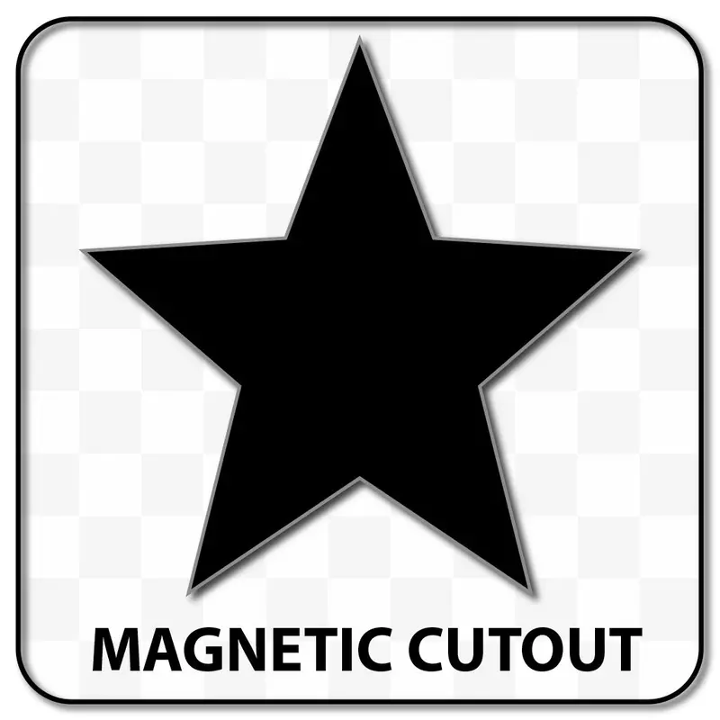 Star Shaped Blank Magnet 3