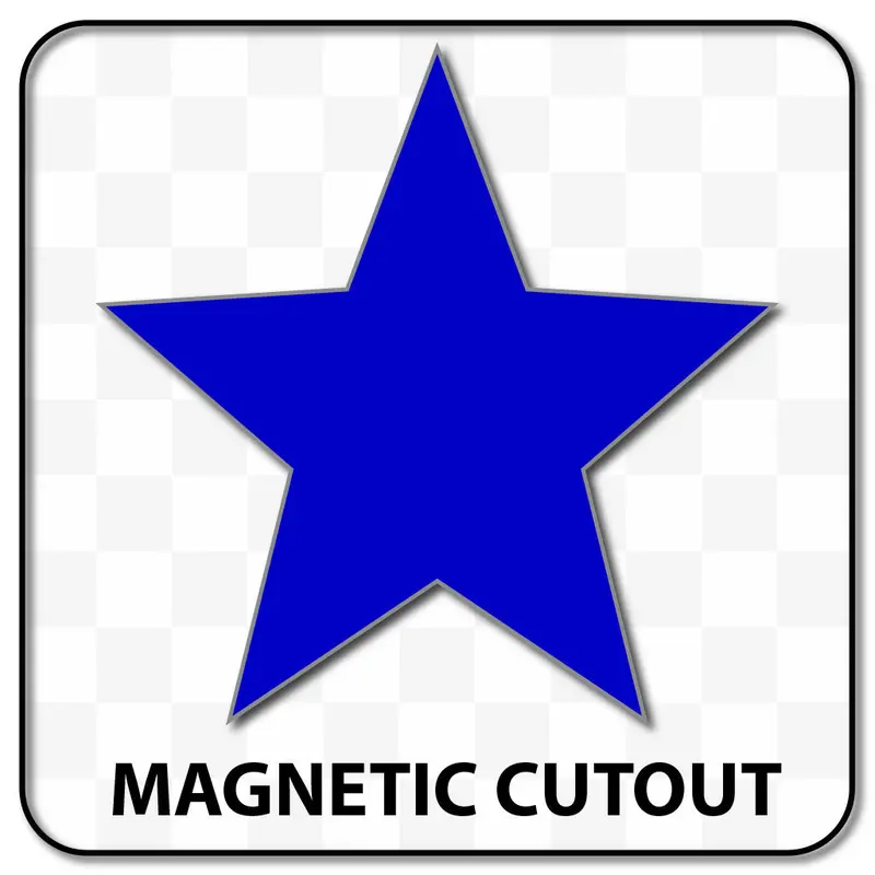 Star Shaped Blank Magnet 4
